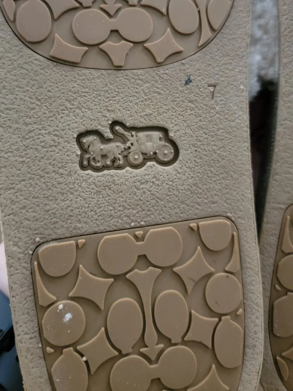 Coach Ulla Slide/Slip On Shoes w Shearling